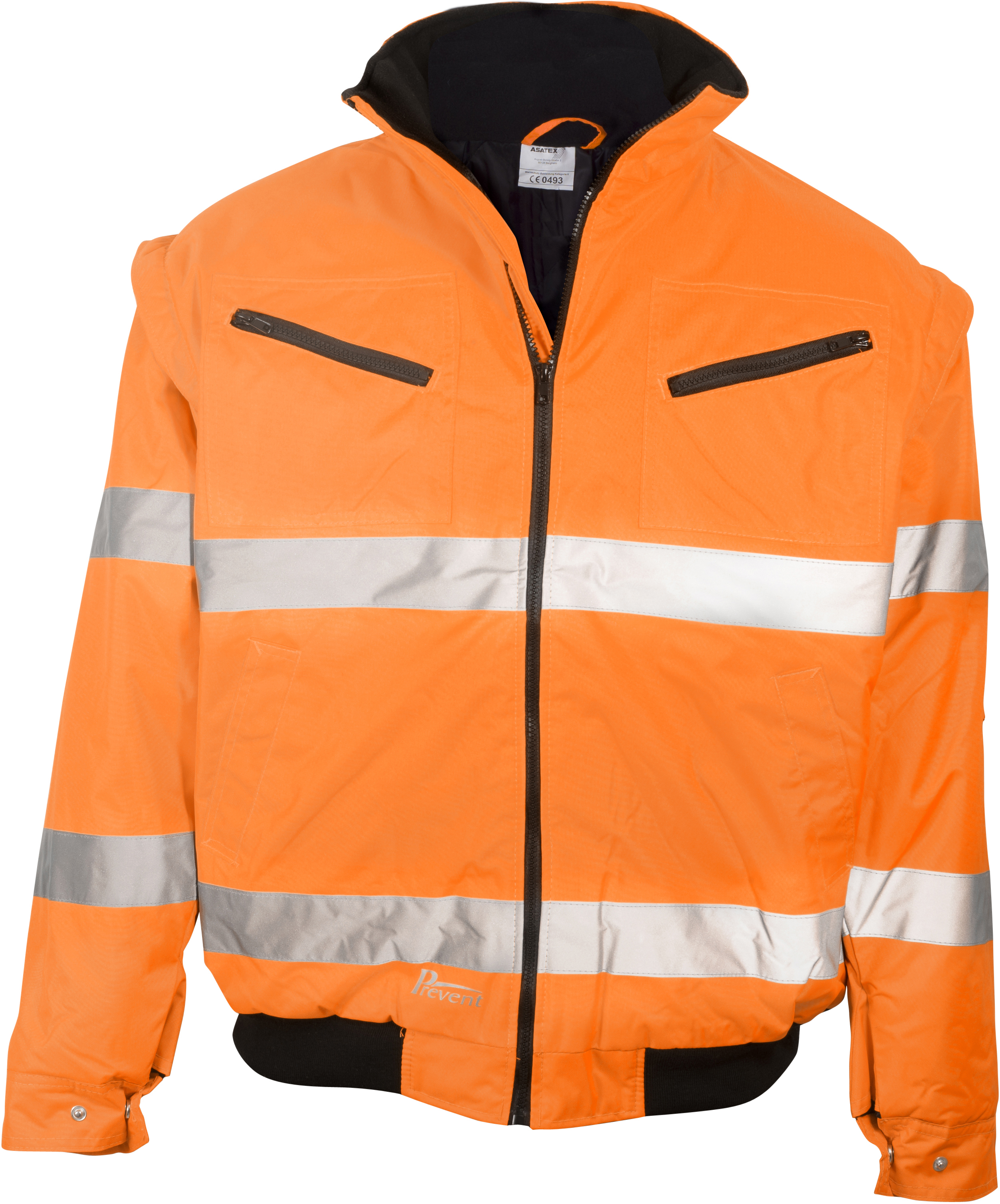 174oa_1 Prevent 174GA Warning protection pilot jacket bright yellow