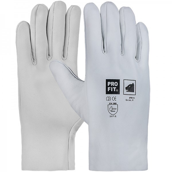 Pro-Fit 69015 Voll-Nappaleder Handschuh gesäumt
