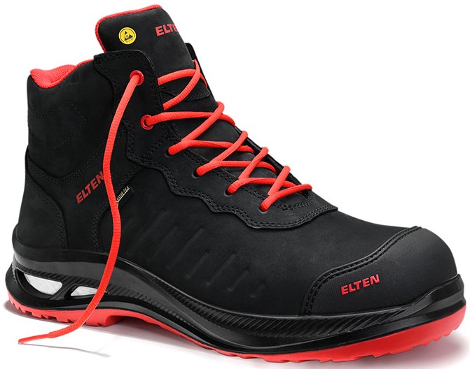 Elten Stewart 768671 Sicherheitsstiefel XXG Pro GTX Mid ESD S3 HI CI black- red | Schuhe ESD | Fußschutz | Arbeitsschutz & Industriebedarf - CAS-Technik | Sicherheitsschuhe