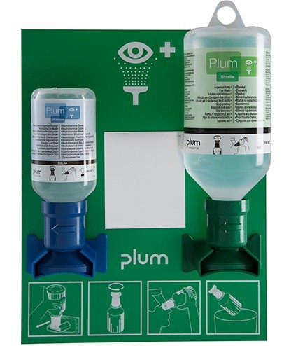 Plum 4770 Augen-Notfallstation DUO mit 200 ml pH Neutral und 500 ml Augenspülung