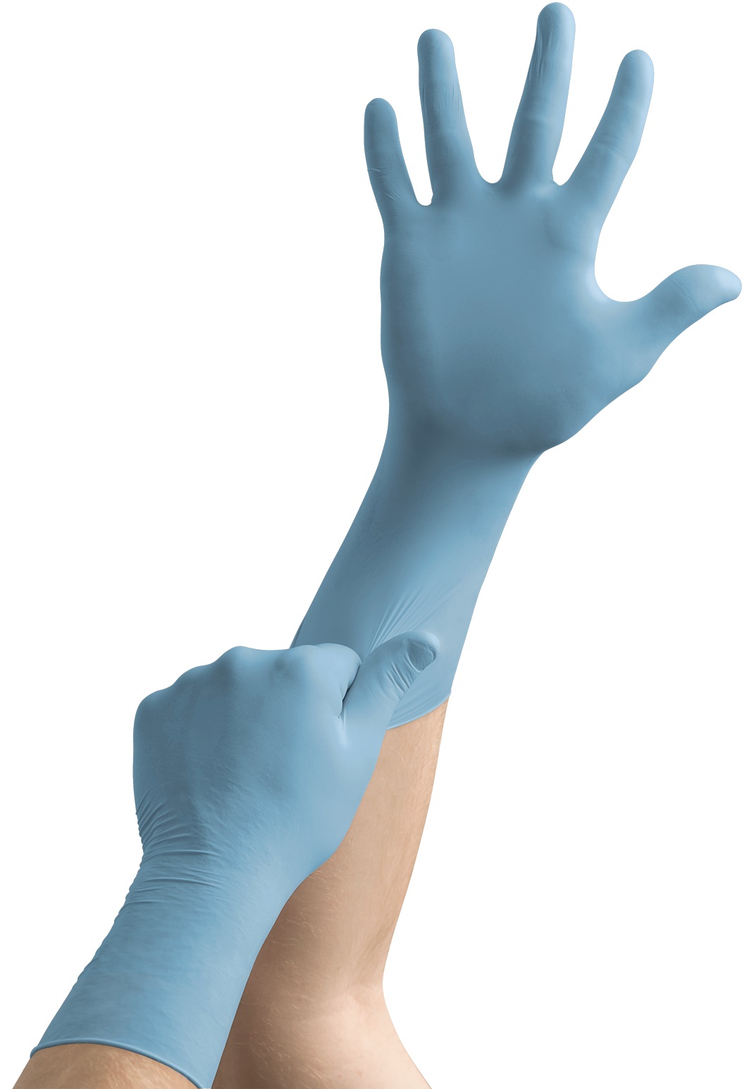 100 Handschuhe pro Spender Größe 6.5-7 Chemikalien- und Flüssigkeitsschutz Hellblau Ansell TouchNTuff 92-665 Nitril Handschuhe