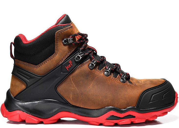 & | Schnürstiefel | Powerful Arbeitsschutz brown S3 Fußschutz Schuhe Industriebedarf S3 Jori Mid S3 16621 - CAS-Technik | Schnürstiefel braun-schwarz |
