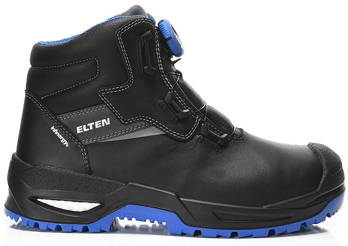 Elten Stefano 768741 Sicherheitsstiefel XXSG BOA Mid ESD S3 black-blue |  Schuhe ESD | Fußschutz | Arbeitsschutz & Industriebedarf - CAS-Technik