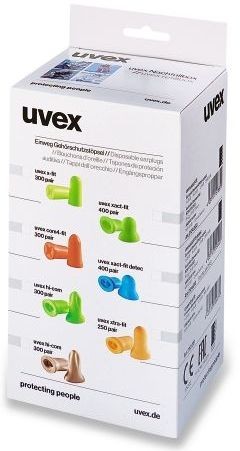 uvex 2112119 hi-com-fit Gehörschutzstöpsel-Nachfüllbox - 300 Paar