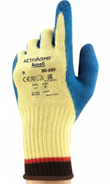 Ansell ActivArmr 80-600 Latex-Schnittschutzhandschuhe Level C