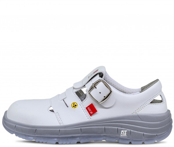 White 3 - Damen-Sandalen M | | S1 CAS-Technik weiß | ESD & HKS Arbeitsschutz K-Run Industriebedarf SRC Lady Damen Schuhe Fußschutz