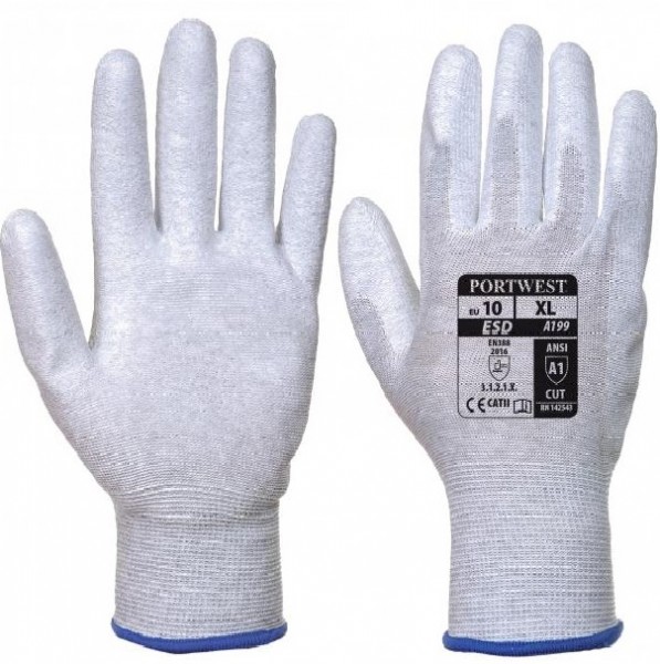 Portwest A199 ESD PU Handschuhe antistatisch