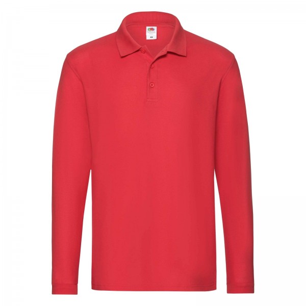 Fruit of The Loom Premium Long Sleeve Polo in 8 Farben