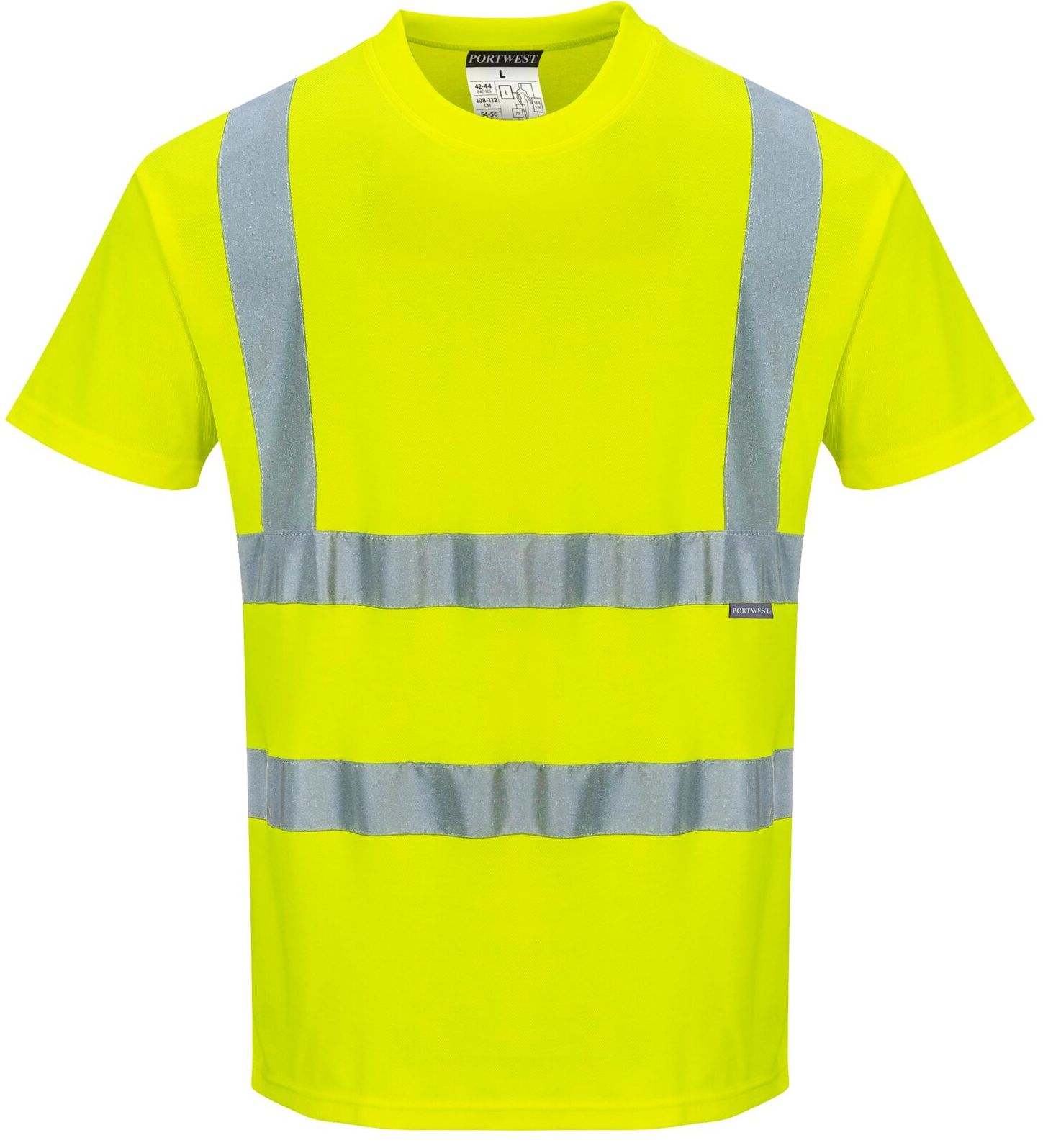 Warnschutz T-Shirts S172 Baumwoll Comfort 55% Baumwolle 45% Polyester gewirkt 