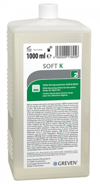 Greven Hautreinigung Ivraxo Soft K 1 Liter Hartflasche